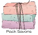 Pack savons artisanaux 3x100g