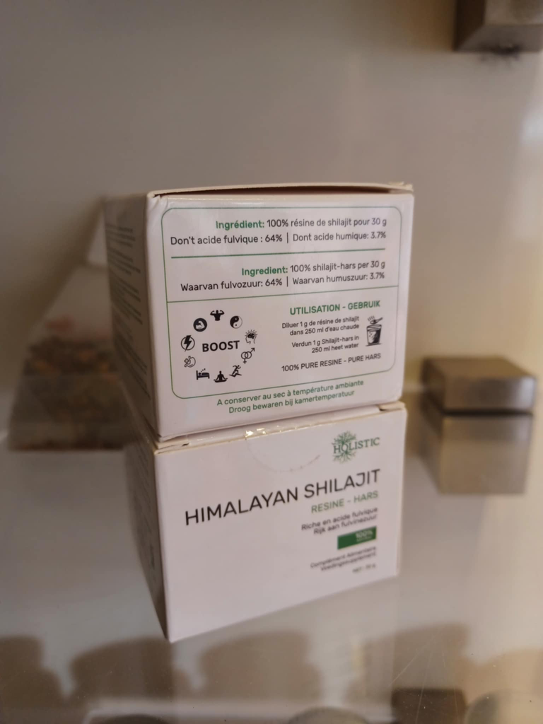 Résine de Shilajit Pur de l’Himalaya 30 g Holistic
