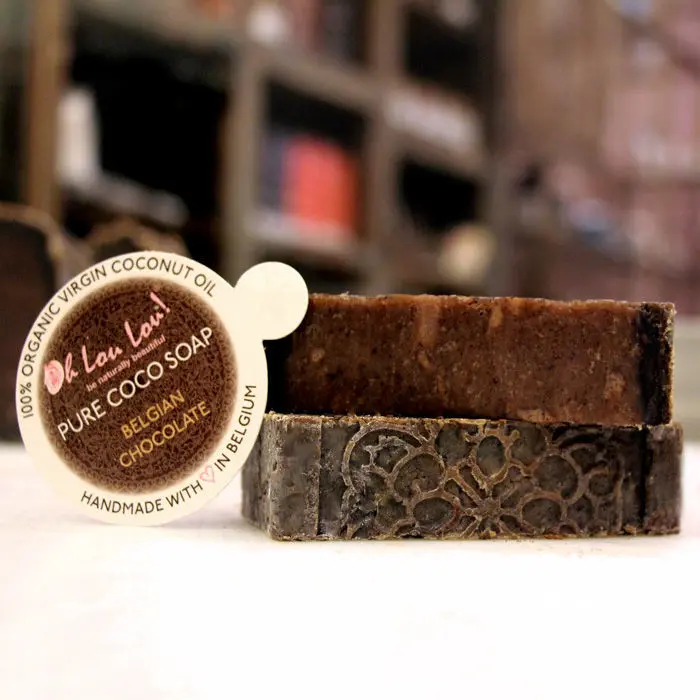 Savon BIO artisanal Chocolat Belge sans huiles essentielles 100g 