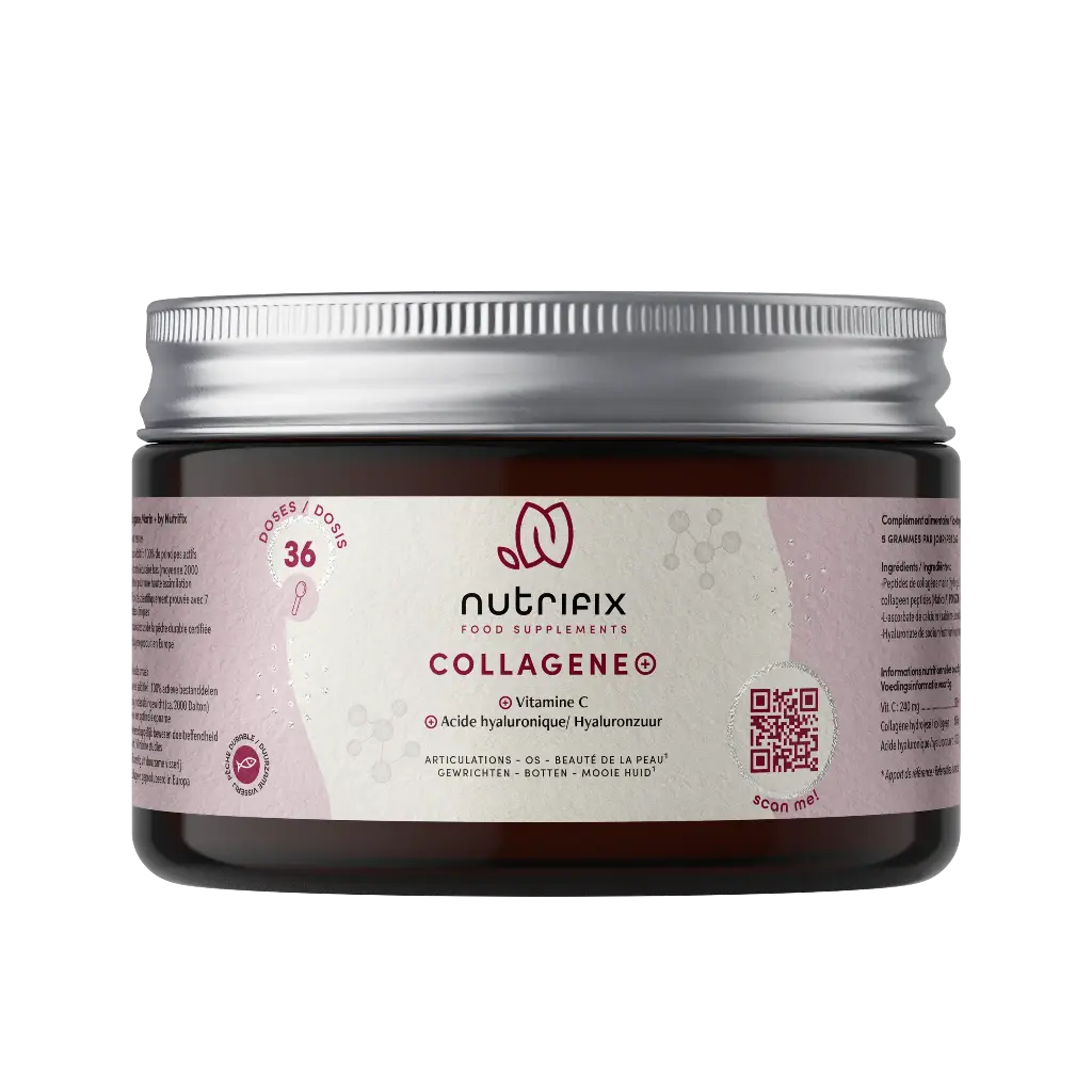Collagène + vitamine C + Acide hyaluronique Nutrifix 180g