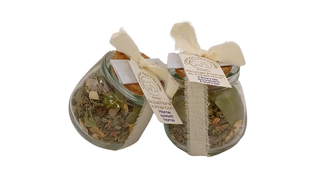 Bocal floral Home sweet home