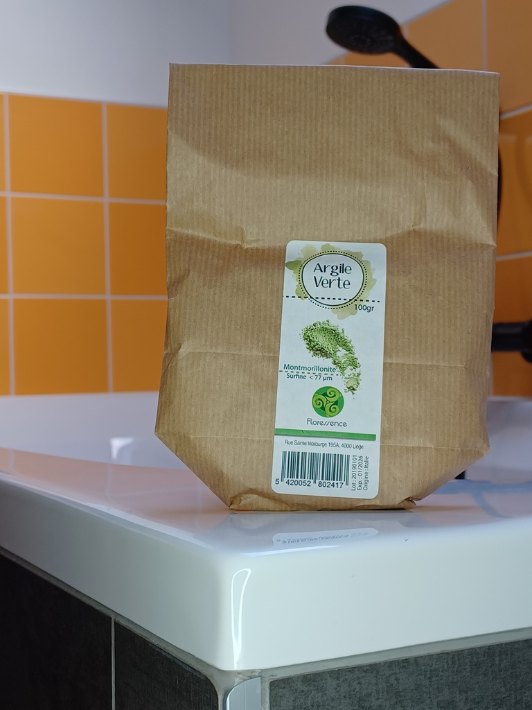 Argile verte Montmorillonite surfine 100g