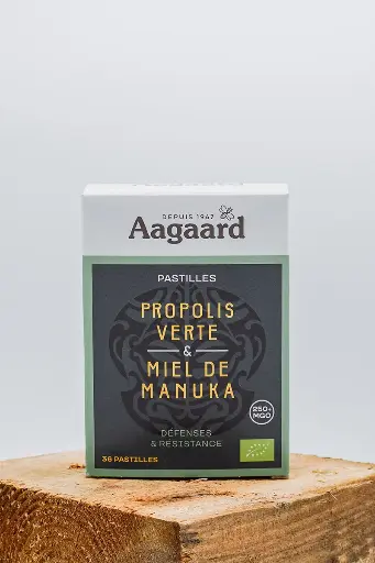 [PAST0124] Pastilles Propolis verte & Miel de manuka 24 past Bio 