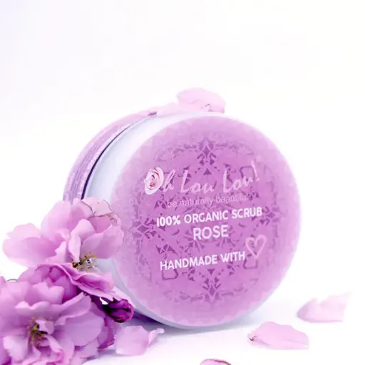 [COSM0101001F] Gommage rose de Damas BIO, 100g