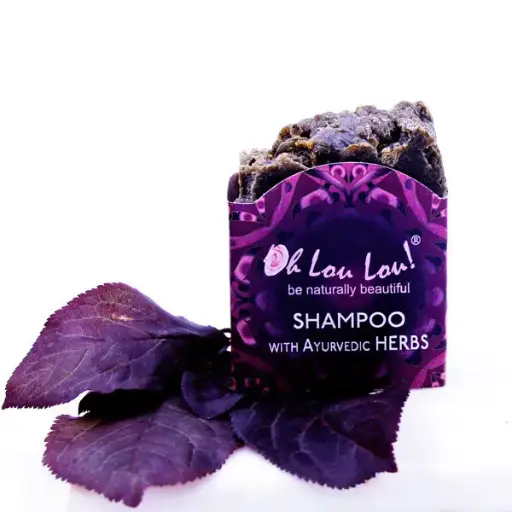 [COSM0203001I] Shampoing solide aux herbes ayurvédiques, 60g 