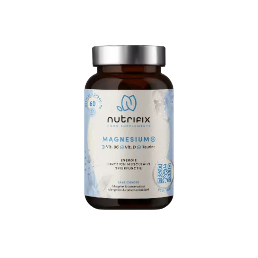 [CAMg60Nu] Magnésium+ (+Vit B6+Vit D+Taurine) Nutrifix 60 gélules