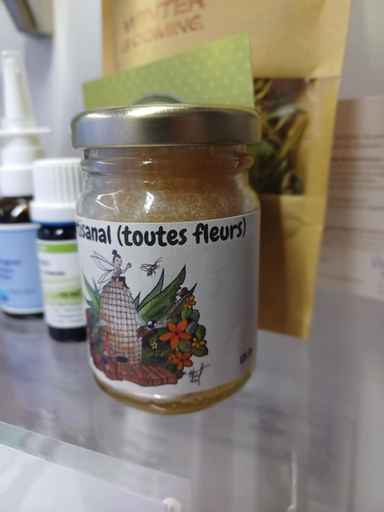 [MIEL05] Miel d'été toutes fleurs artisanal de Branchon (Be-5310) 125g 
