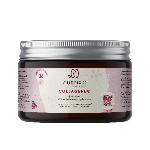 [CACollNu] Collagène + vitamine C + Acide hyaluronique Nutrifix 180g